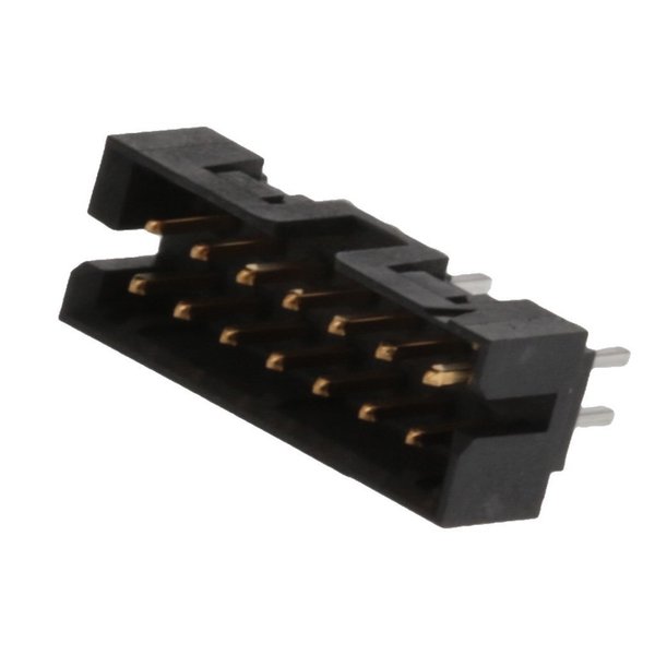 Molex MGrid Hdr Shrd Vt/Slot/Pg .76AuLF 14Ckt 87831-1435